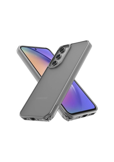Newface - 868 - Samsung Galaxy Uyumlu A05s Kılıf Elegant Kapak - - Csmo-tex - Titan Gri