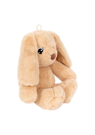 Peluş Tavşan Oturan 25 Cm Kahve Çok Renkli