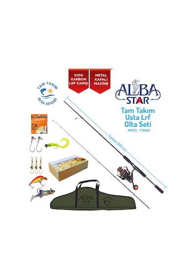 Albastar Tam Takım Usta Lrf Olta Seti Tts022 240Cm-Standart