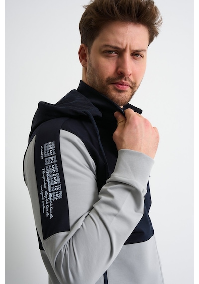 Shooter Sportswear Shooter Premium Erkek Eşofman Takımı Mevsimlik Kapüşonlu Rahat Kalıp Gri