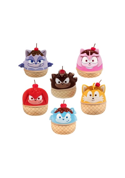 Squishmallows Mystery Squad Sonic Sürpriz Figür 13cm Sg00228 Renkli