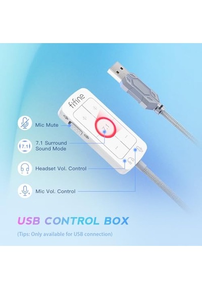 Ampligame H6w Beyaz Mikrofonlu Oyuncu Kulaklığı Usb Bağlantı İle Düşük Gecikme Ve Yüksek Ses Kalitesi