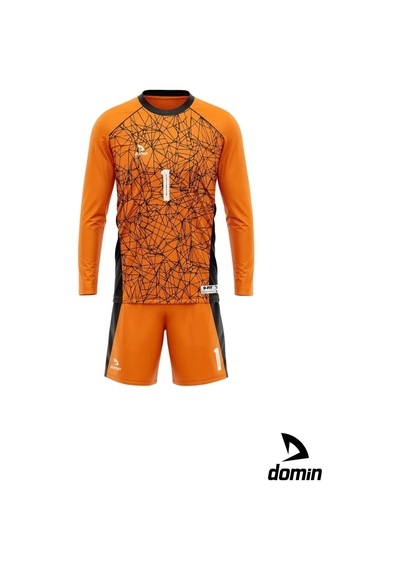 Hnc Sport Çocuk Ve Yetişkin Uzun Kol Turuncu Kaleci Forması Maç Forması Futbol Forma Ve Şort Seti