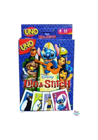 Lilo Ve Stitch Uno Oyun Kartları 108 Adet Kart