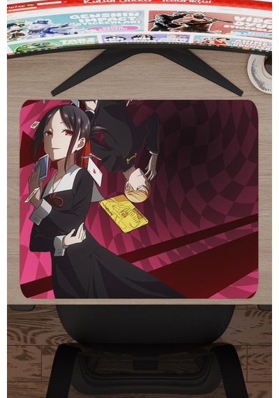 Kaguya Sama Anime V1 - 48x40 Xl Gaming Kauçuk Kaymaz Taban Mouse Pad Fare Altlığı