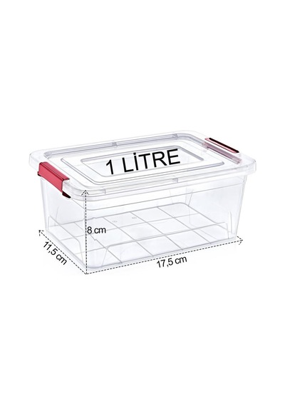 Turan Plastik 1 No Smart Box 1 Litre Trn-153 Çok Renkli