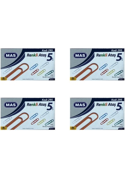 Mas 295 Renkli Dev Ataş 4'lü