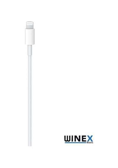 Winex 5A 100W 2Metre Type-C To Lightning Şarj Kablosu Beyaz