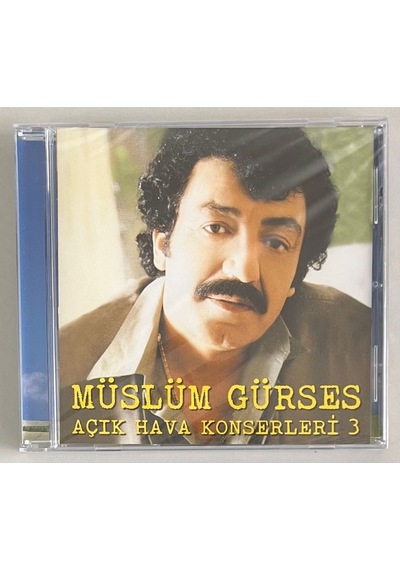 Müslüm Gürses Açık Hava Konserleri 3 Cd Jelatininde Sıfır Cd