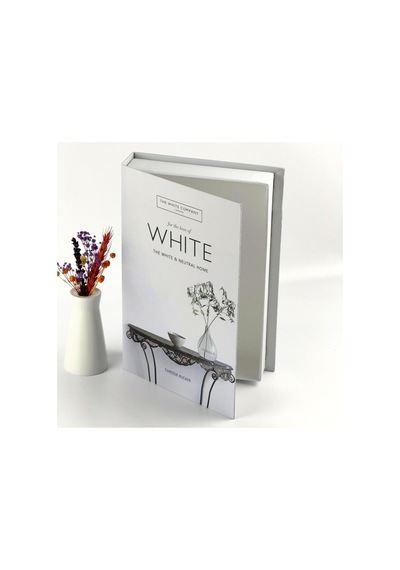 Kitap Görünümlü Dekoratif Kutu, White - Dvdktpkt012