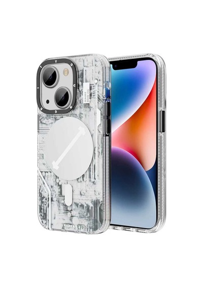 Youngkit Apple Uyumlu iPhone 14 Plus Kılıf Magsafe Şarj Özellikli YoungKit Technology Serisi Kapak Youngkit-TA82100