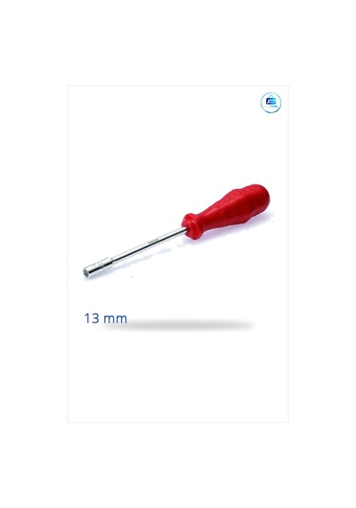 Lokma Uçlu Tornavida 13 Mm Krom Vanadyum Kaplama Kaymaz Silikon S