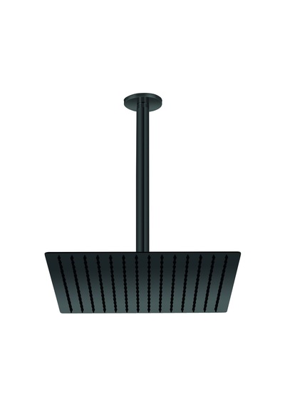 Gpd Ankastre Duş Başlığı Kare Slim Metal 30x30 Cm Siyah Ads21-s Siyah