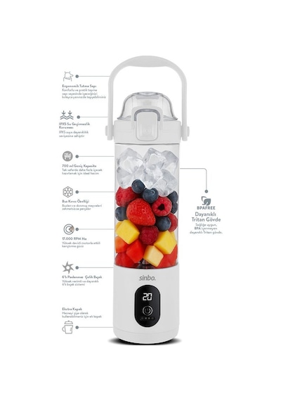 Sinbo SHB-7504 Portatif Taşınabilir Blender
