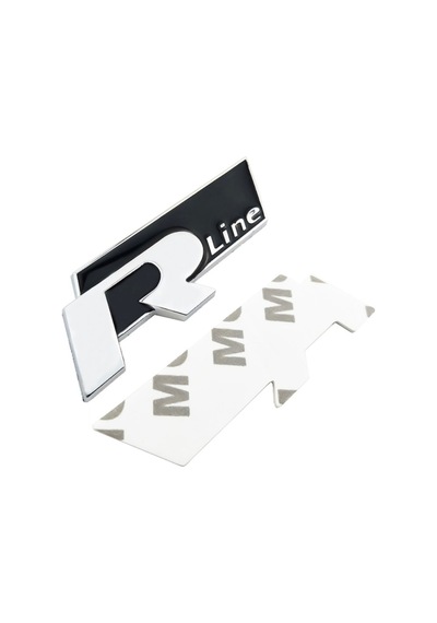 Volksvagen R Line Metal Yapıştırma Logo Arma Sticker