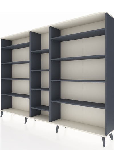 Arges Dolap 11 Raflı 220x30x163 Antrasit-aytaşı/antrasit Aytası/antrasıt - Antrasıt Arges Dolap 11 Raflı 220x30x163 Antrasit-aytaşı/antrasit Aytası/antrasıt - Antrasıt
