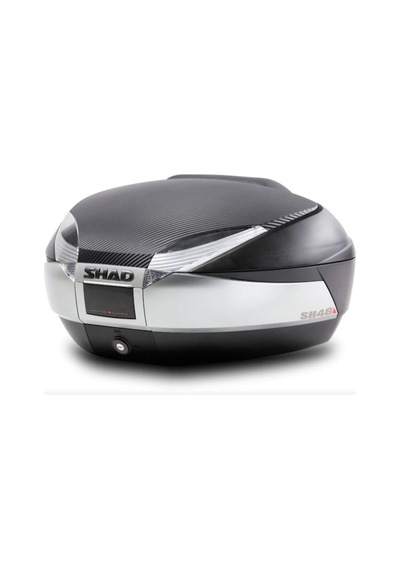 Shad Motosiklet Çanta - Topcase - Sh48 Arka Çanta Karbon Tıtanıum 48lt Sirt Dayama Dahi L Standart