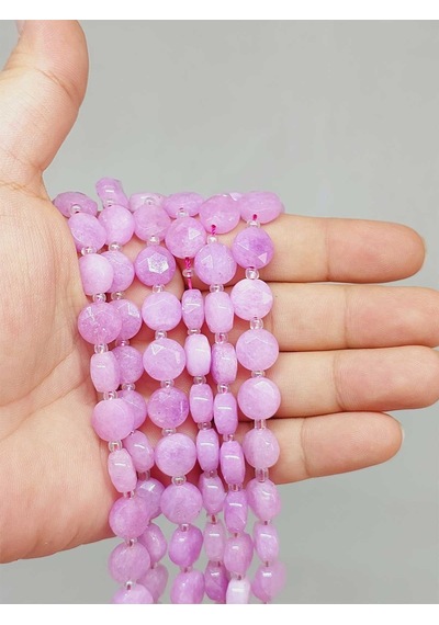 Kunzit Taşı 5.5x9.5mm Yarım Dizi 49900 18cm Uzunluğundadır Çok Renkli