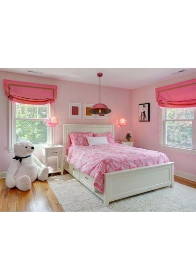 Riolight Modern,Retro Rustik Pembe Bebek Odasi,Çocuk Odasi,Genç O
