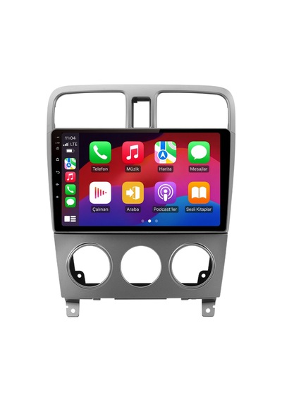 Subaru Forester Android Multimedya 2003-2007 Carplay Android Auto Navigasyon Kameralı 4gb Ram 32gb 9"