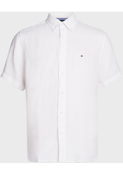 Tommy Hilfiger Erkek Gömlek Mw0mw35207 Ycf Beyaz