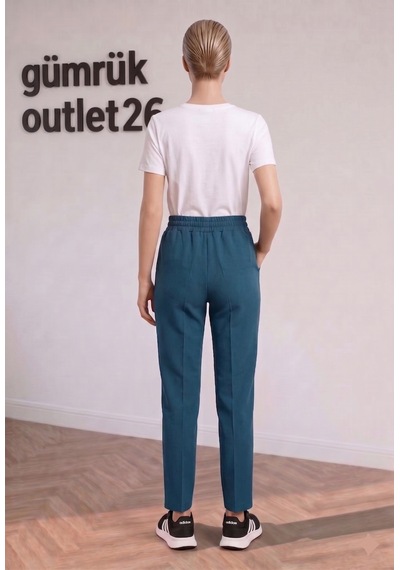 Zeze Kadın İpli Pantolon Yeşil