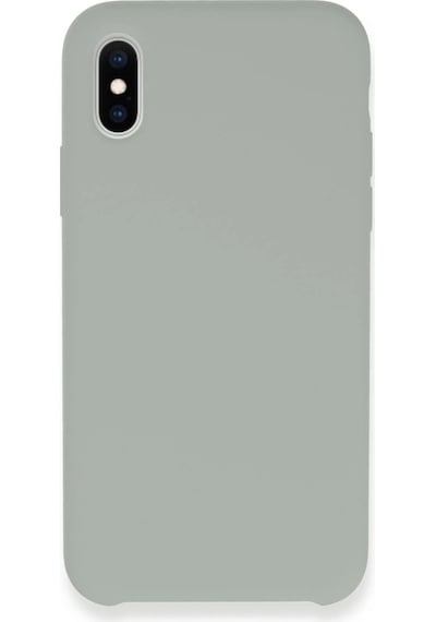Newface - 957 - İphone Xs Max Kılıf Lansman Legant Silikon - - Edntrend - Açık Gri