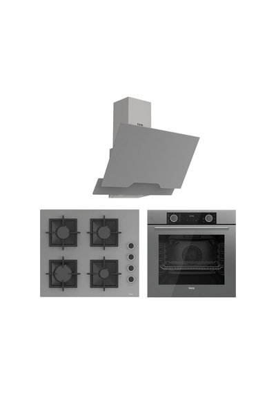 Ferre Fryart SC Serisi Gri 3'lü  XE63CPR-SC208-D065 Ankastre Set