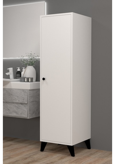 Tire Xl Beyaz Banyo Dolabı Havlu Ve Temizlik Dolabı Tire Xl Beyaz Banyo Dolabı Havlu Ve Temizlik Dolabı