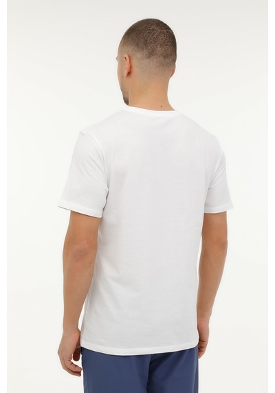 Lotto M-Bsc Sokrates T-Sh 3Fx Beyaz Erkek Kısa Kol T-Shirt