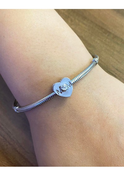 Kadın Anne Sevgisi Model Gümüş Charm