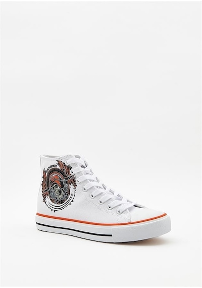 Harley Davidson 023z100150 Pittsburgh White Kadın Sneaker 001