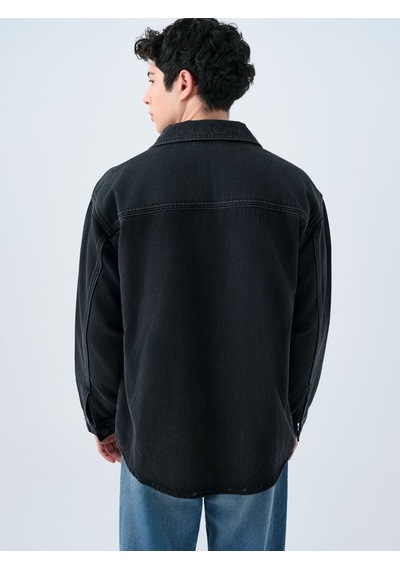 LOFT Oversize Erkek Gömlek U.kol Lf2039700 Q1.v1 Denim LOFT Oversize Erkek Gömlek U.kol Lf2039700 Q1.v1 Denim