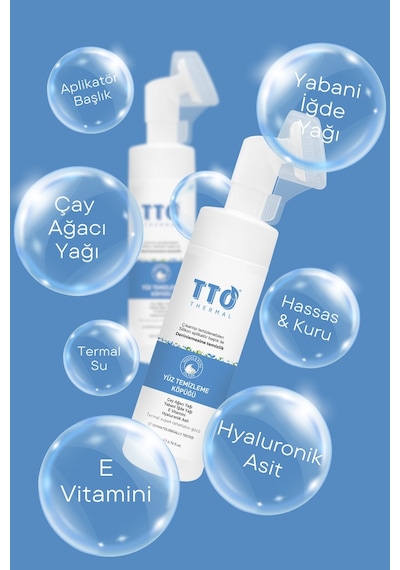 Tto Çay Ağacı Özlü Aplikatörlü Yüz Temizleme Köpüğü 200 ML