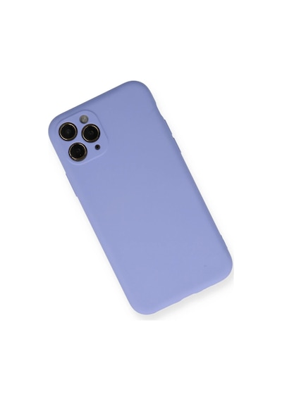 Ilkeshop Newface Apple iPhone Uyumlu 11 Pro Kılıf Nano İçi Kadife Silikon- Lila