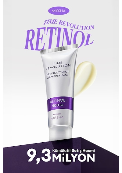 Missha Time Revolution Retinol 500 Shot Wrapping Mask 80 G