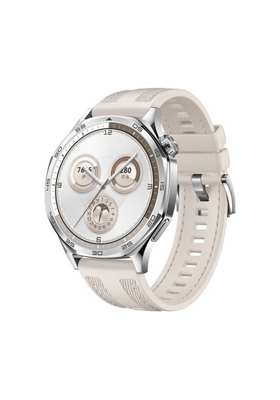 Huawei Watch Gt 5 Uyumlu Zore Krd-128 Silikon Kordon-krem
