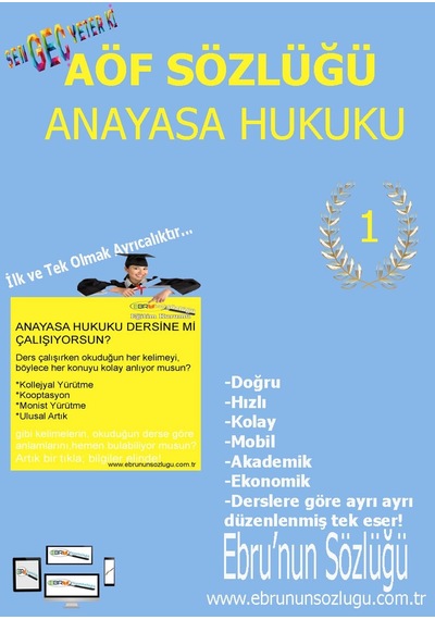 AÖF İİBF Ebrunun Sözlüğü Anayasa Hukuku E- Sözlük