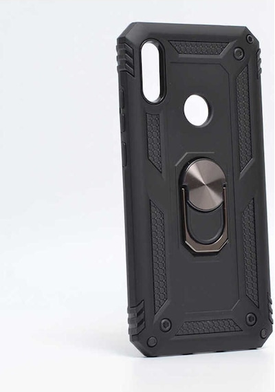 Huawei Y6 2019 Kılıf Zore Vega Kapak Siyah