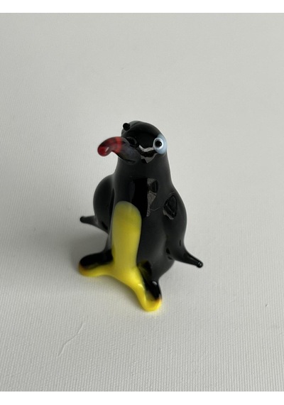 El Yapımı Murano Cam Penguen Biblo A10