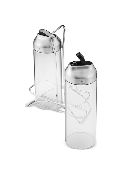 Aryldız Norton 3 Parça Standlı Yağlık & Sirkelik Seti 430 Ml Ar279861 Şeffaf