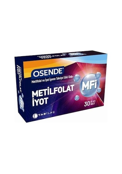 Osende Mfi Metilfolat Iyot 30 Tablet