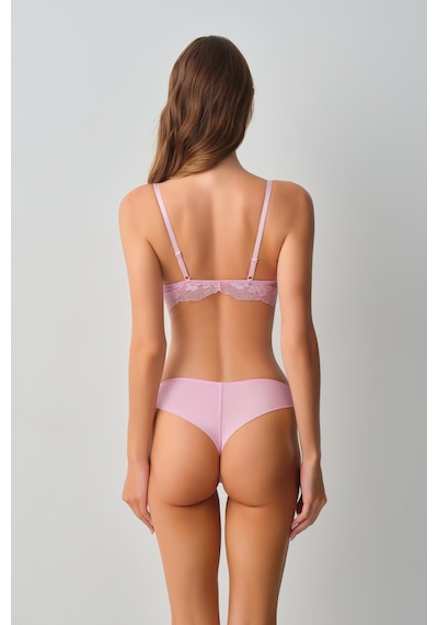 Suwen Scarlet Dantelli Üçgen Bralet Sütyen Wsl10110201077 Pembe