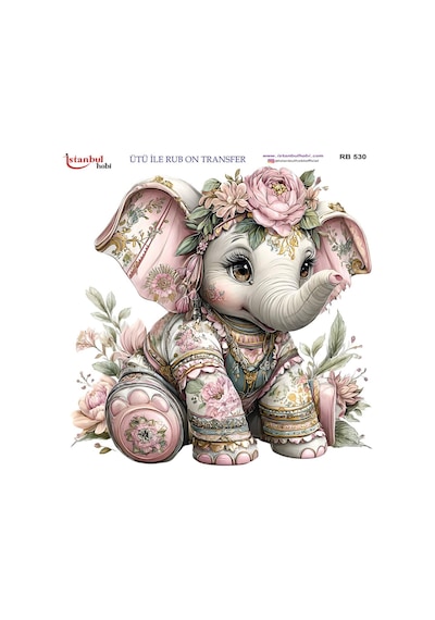 Ütü İle Rub On Transfer Kağıdı 30x30cm Rb-530