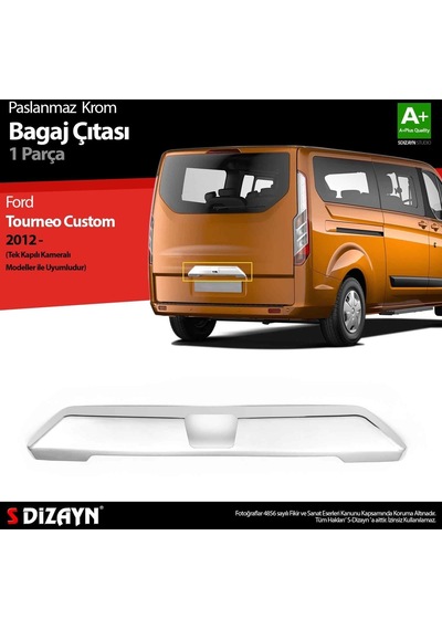 Ford Tourneo Custom Krom Bagaj Çıtası 2012 Üzeri Kameralı