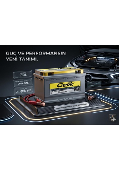 Çelik Akü 60 Amper 12v