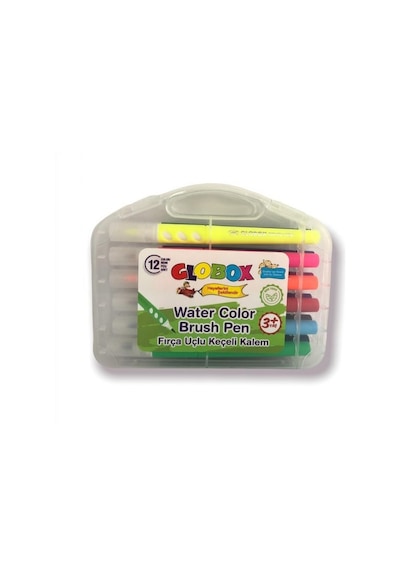 Globox Fırça Uçlu Keçeli Kalem 12Li 3376