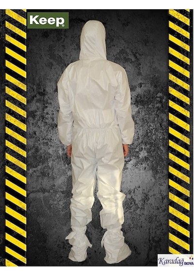 Keep Antistatik Lamineli Boyacı Tulumu 5/6 - 63 Gr.-Xl Beden