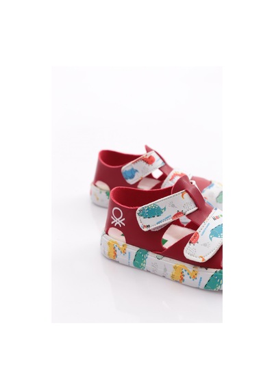 Benetton Bn-1409 Çocuk Sandalet Kırmızı