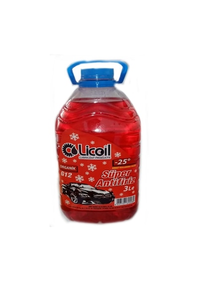 Licoil G12 Kırmızı Antifriz 3 Litre -25 Derece Pet N11.335
